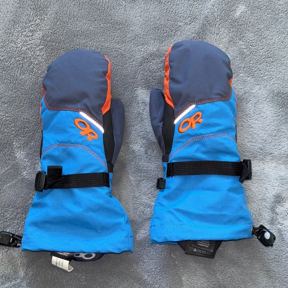 OR Outdoor Research kids boys girls Adrenaline mitts mittens S/4